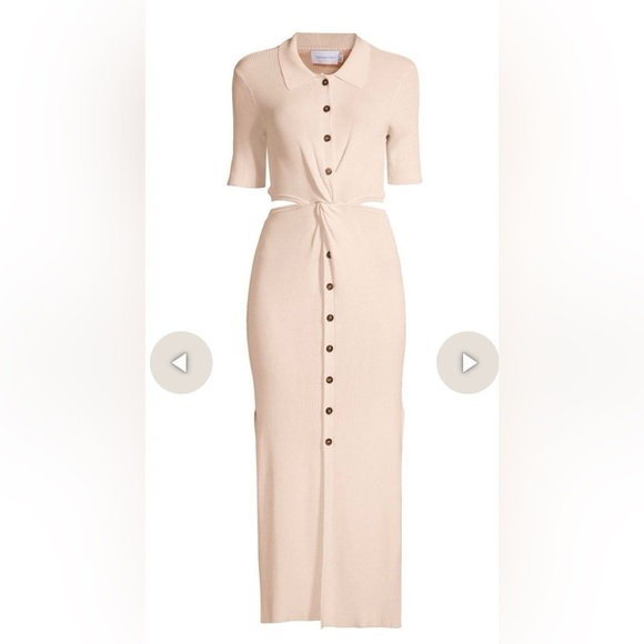 Significant Other Delta Knit Dress in Apricot size 6